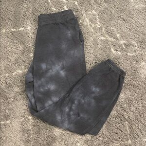 Women’s Black Tie-Dye Sweatpants